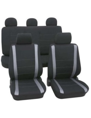 Set Huse Scaun Universale Samoa Petex Negru-Gri foto