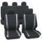 Set Huse Scaun Universale Samoa Petex Negru-Gri