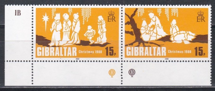 Gibraltar 1980 - Crăciun, MNH