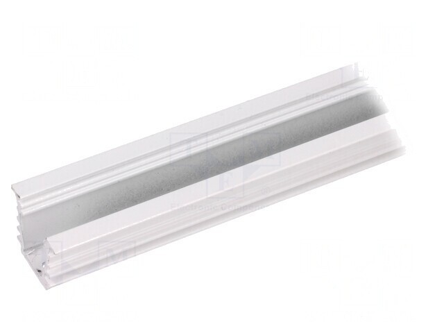 Profil Aluminiu &Icirc;ngropat 2m pentru Module LED Albă