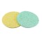 Set 2 bureti curatare fata, Makeup, Galben-Verde, 01