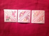 Serie mica Camerun 1963 Taxe - Flori , 6 valori (3 perechi)