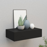 Dulap de perete cu sertare, negru, 40x23,5x10 cm, MDF GartenMobel Dekor, vidaXL
