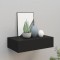 Gossi dulap de perete cu sertare, negru, 40x23,5x10 cm, mdf