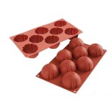 Forma Silikon Silikomart SF159 Dome Sterie &ndash; 8 Cavitati x 105 ml