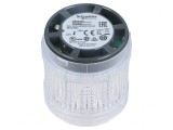 Semnalizator LED Alb 24V IP65 &Oslash;60mm