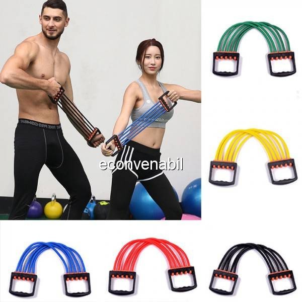 Extensor Cauciuc cu 5 Benzi Elastice 64cm Extensor Cauciuc cu 5 Benzi Elastice 64cm