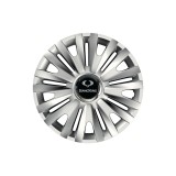 Cumpara ieftin Set 4 capace roti Cu Inel Cromat Royal R16 pentru gama auto SsangYoung, Autohelix MSA