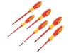 Kit Șurubelnițe Izolate Slim 1kVAC 6 Buc Phillips și Plată
