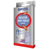 Difuzor antimolii cu agatatoare Bros, lavanda