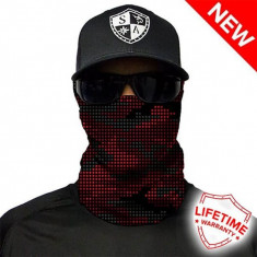 Bandana/Face Shield/Cagula/Esarfa - Radar Camo | Red, SA Co. original foto