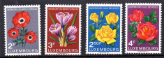 LUXEMBURG 1956, Flora, serie neuzata, MNH foto