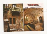 FA24-Carte Postala- ITALIA - Verona, casa e Tomba Giulietta, circulata 1988, Fotografie