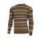 Pulover bărbați cu dungi camel PL016