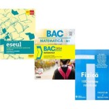 Pachet Bacalaureat 2026. Eseul. Literatura Romana. Pregatire individuala pentru proba scrisa, Matematica si Fizica 100 variante rezolvate - Liliana Pa