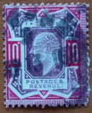U.K/G.B-ANGLIA-''Timbru vechi -1902-KING EDUARD VII -(10p. cat Mi.113A=25e)'--STAMPIL-VEZI SCAN, Stampilat