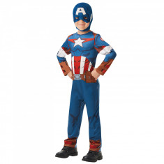 Costum Captain America pentru baieti 104 cm 3-4 ani