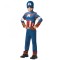 Costum Captain America pentru baieti 104 cm 3-4 ani