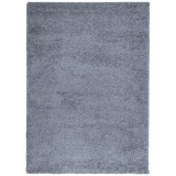 Cumpara ieftin Covor pufos &quot;PAMPLONA&quot; cu fire inalte albastru modern 240x340cm