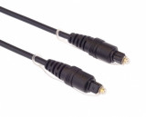 Cablu audio optic Toslink 10m Negru, kjtos10, Oem