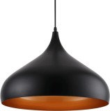 Pendul Minimalist Negru+Orange 1xE27 60W