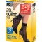 Șosete 1/2 Damă Lycra, Corto 20 Den (2+1 gratis) - Nero, 36-39 (23-25)