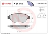BREMBO P 61 068 PRIME LINE set placute frana,frana disc