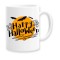 Cana alba personalizata &quot;Happy Halloween&quot;, INOVATIX&reg;. 330ml