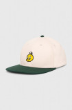 Hummel șapcă de baseball din bumbac hummel X The Looney Tunes culoarea verde, cu imprimeu, 225365