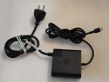 Incarcator laptop HP 20V, 3.25A 65W mufa: TYPE-C model: TPN-CA06, Incarcator standard
