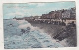 bnk cp Marea Britanie - Blackpool - High Tide , S. Shore - circulata 1907