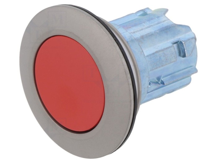Comutator de Apăsare 30mm Roșu
