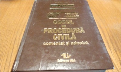 CODUL DE PROCEDURA CIVILA - Gabriel Boroi, Dumitru Radescu - 1996, 942 p. foto
