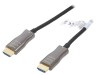 Cablu HDMI 2.0 optic 30m AOC Digitus AK-330125-300-S, Suport HDR, 4K, UHD 2160p, Negru