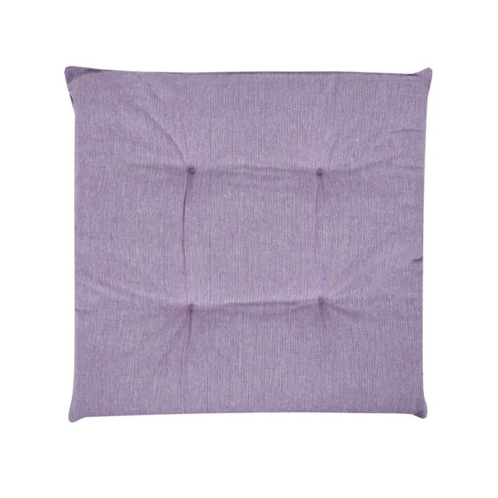 Perna pentru scaun, 40x40 cm, Mov, Bumbac/Poliester, ATU-082092