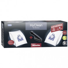 Pachet 8 saci aspirator Miele GN HyClean 3D Efficiency XL + perie SUB 20, 8 saci, 2 filtre motor, 2 filtre evacuare