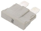 Siguranță Auto 2A 250V 58V 19mm UNIVAL