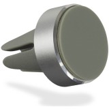 Suport auto telefon magnetic universal, prindere de orificiul de aerisire, Kit HOLVENTMSL, Argintiu