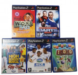 Joc PS2 Word Brain + PDC Darts + Dynamyte 100 + Rugby + High School Muscial