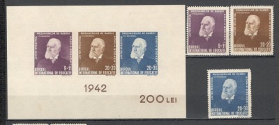 Romania.1942 Ajutor intelectual prizonierilor de razboi-T.Maiorescu XR.92 foto