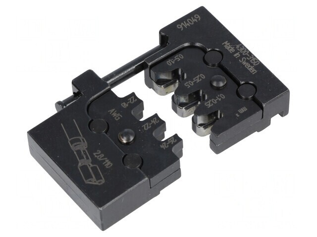 Fălci Crimpare Conectori Neizolați 2,8mm