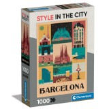Puzzle Clementoni, Style in the City Barcelona, 1000 piese