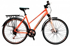 Bicicleta Dama Devron Trekking Lady LT3.8 520mm Copper Gray 28 foto