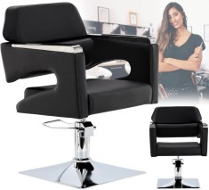 Scaun de coafat Gaja hidraulic rotativ pentru salonul de coafură scaun de coafor