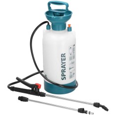 Pompa de stropit manual 8L cu lance reglabila 63 cm, 2 duze si curea de umar Household NewTrend