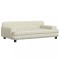 Pat de caini, crem, 90x53x30 cm, piele ecologica