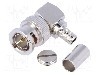 Conector BNC, 75&Omega;, tata, aurit, AMPHENOL - B1112A1-ND3G-3-75