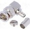 Conector BNC, 75&Omega;, tata, aurit, AMPHENOL - B1112A1-ND3G-3-75