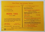 TEATRUL NATIONAL CLUJ , AFIS PROGRAM , 1974