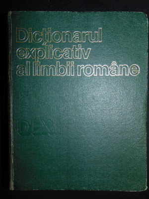 Dictionarul expilcativ al limbii romane DEX foto